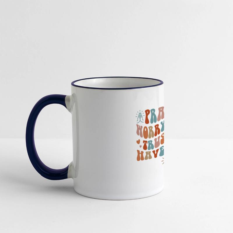 PRAY BIG WORRY SMALL TRUST GOD LAUGH MORE STRESS L