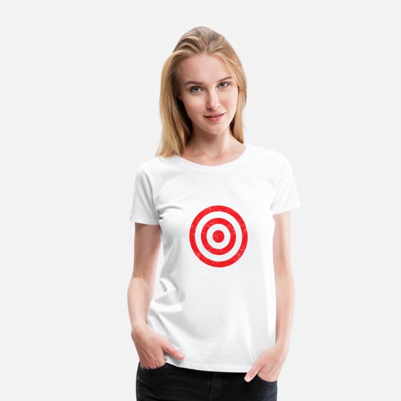 Print On Back Bullseye Target Bulls Eye Fun