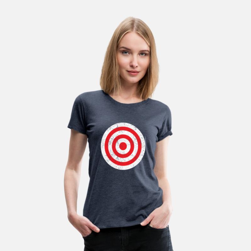 Print On Back Bullseye Target Bulls Eye Fun