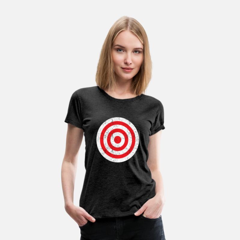 Print On Back Bullseye Target Bulls Eye Fun