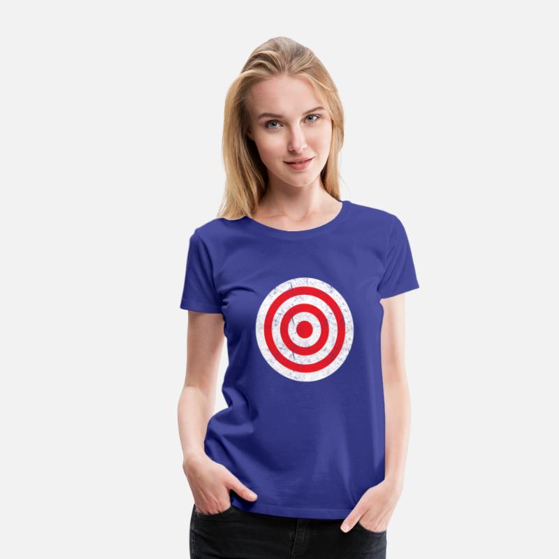 Print On Back Bullseye Target Bulls Eye Fun