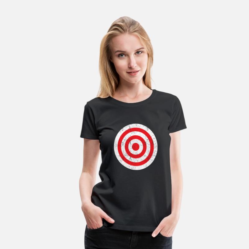 Print On Back Bullseye Target Bulls Eye Fun