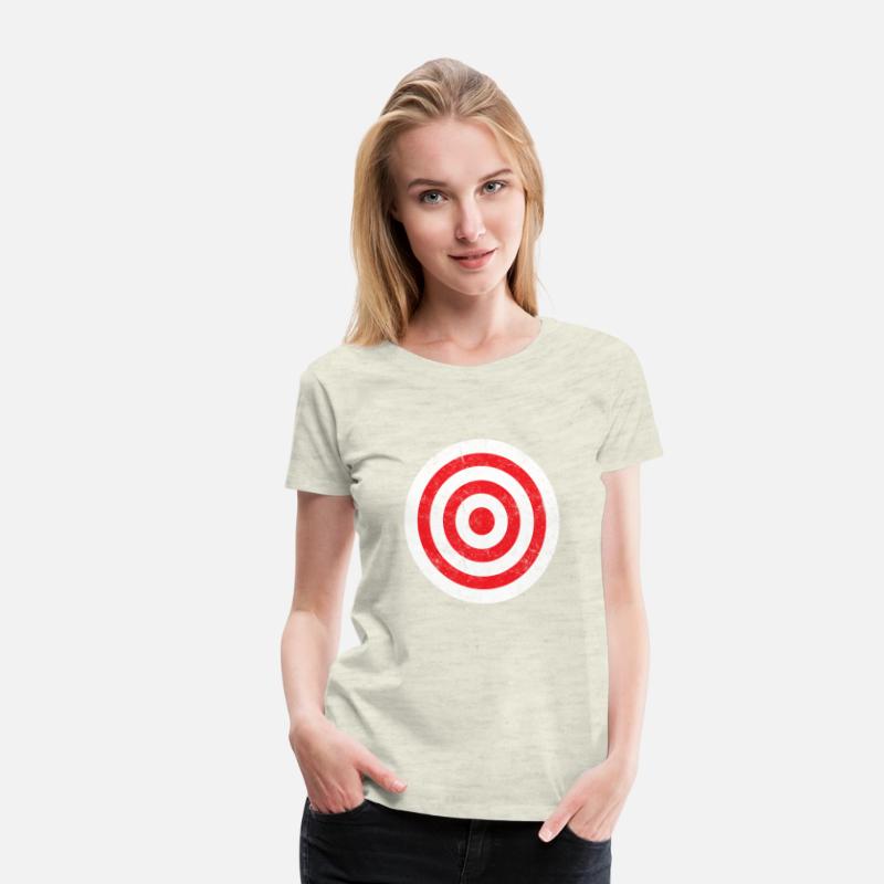Print On Back Bullseye Target Bulls Eye Fun