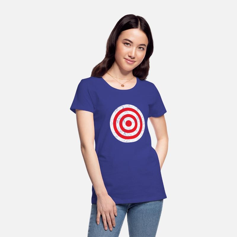 Print On Back Bullseye Target Bulls Eye Fun