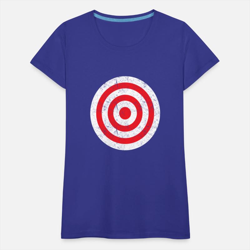 Print On Back Bullseye Target Bulls Eye Fun