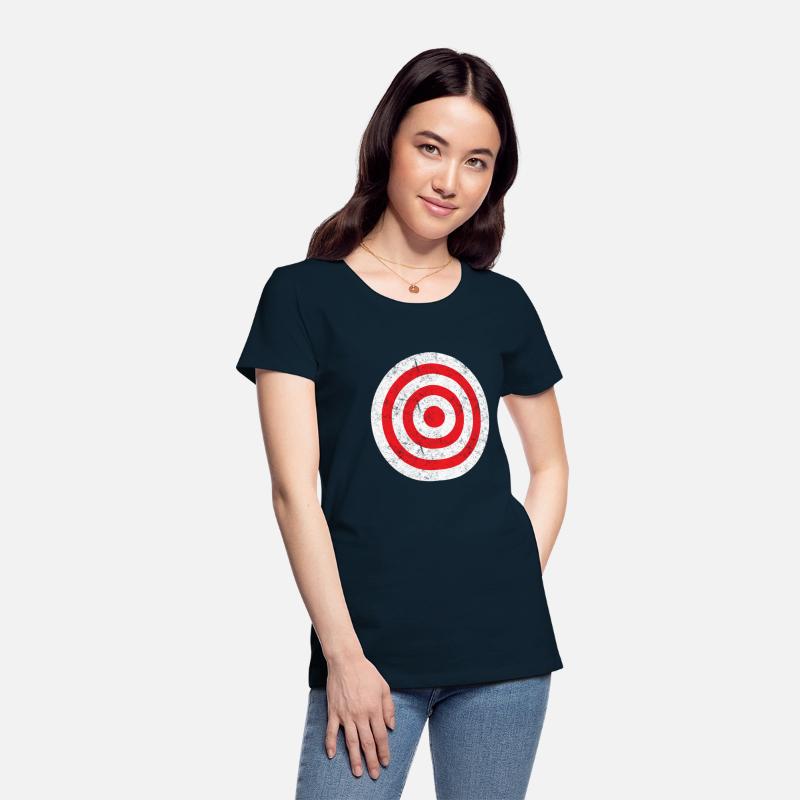 Print On Back Bullseye Target Bulls Eye Fun