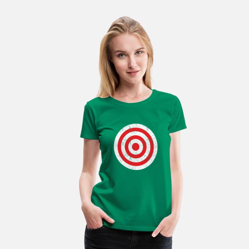 Print On Back Bullseye Target Bulls Eye Fun