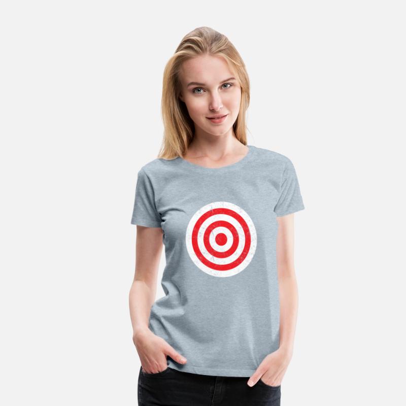 Print On Back Bullseye Target Bulls Eye Fun