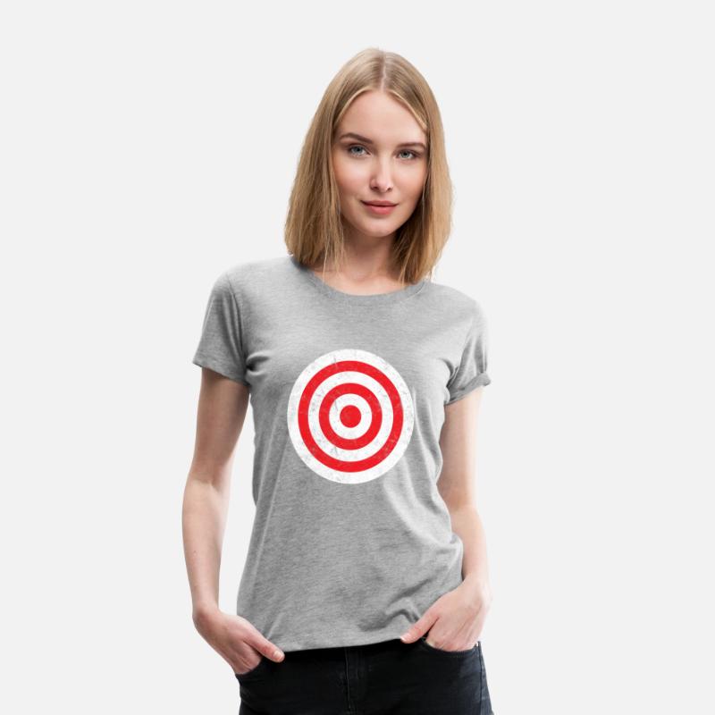 Print On Back Bullseye Target Bulls Eye Fun