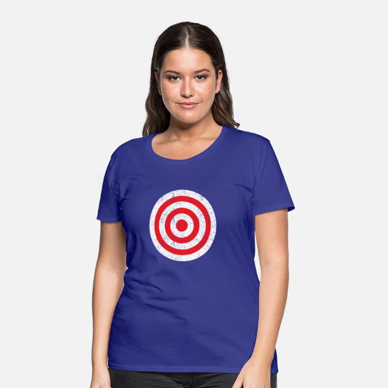 Print On Back Bullseye Target Bulls Eye Fun