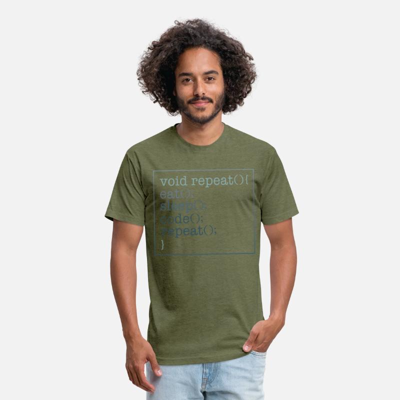 Programmer Shirt, Void Repeat Eat Sleep Code