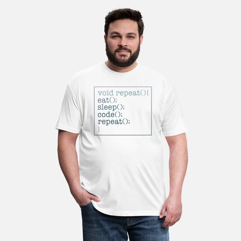 Programmer Shirt, Void Repeat Eat Sleep Code