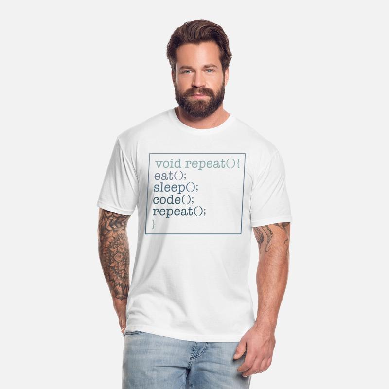 Programmer Shirt, Void Repeat Eat Sleep Code