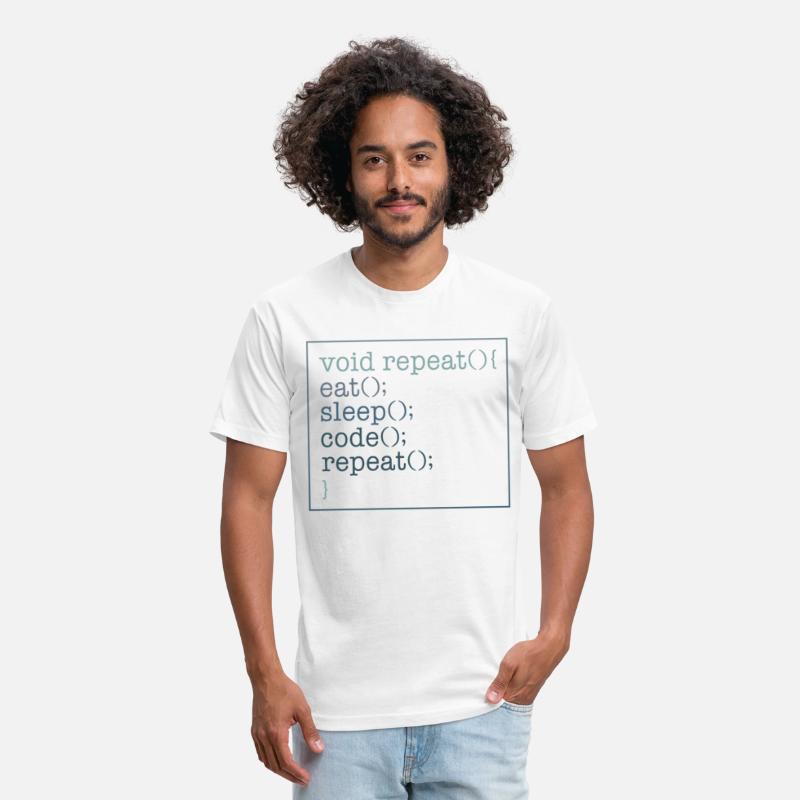 Programmer Shirt, Void Repeat Eat Sleep Code