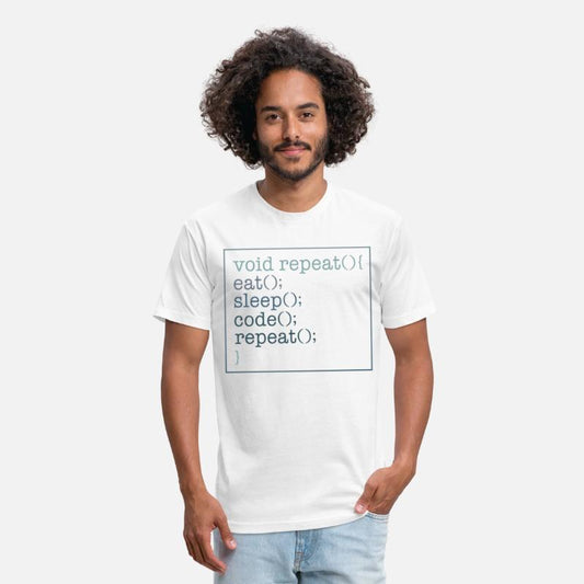 Programmer Shirt, Void Repeat Eat Sleep Code