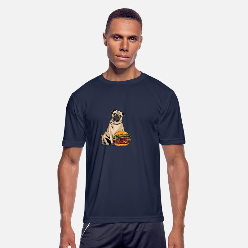 Pug Big Burger Foodie Gift