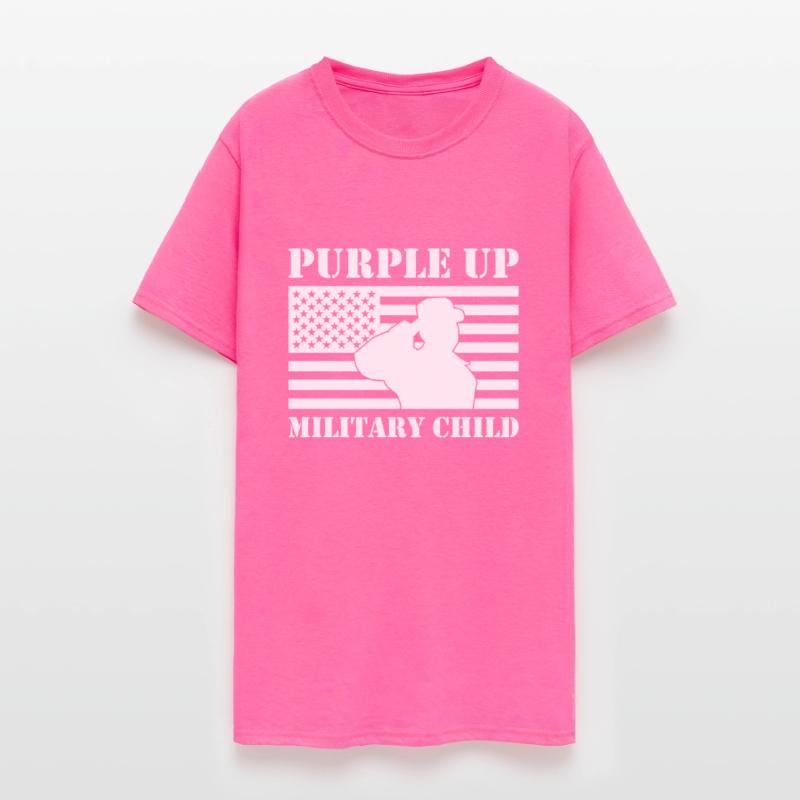 Purple Up Military Kids Military Child Retro US
