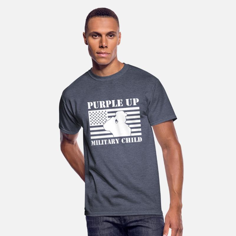 Purple Up Military Kids Military Child Retro US