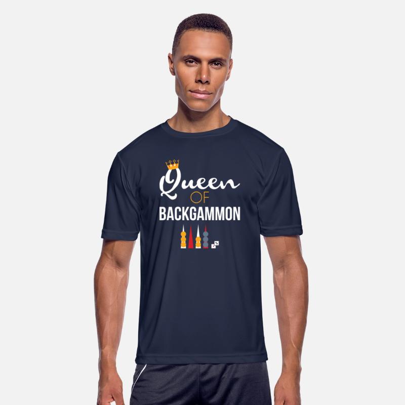 Queen of Backgammon T-Shirt Board Game Backgammon