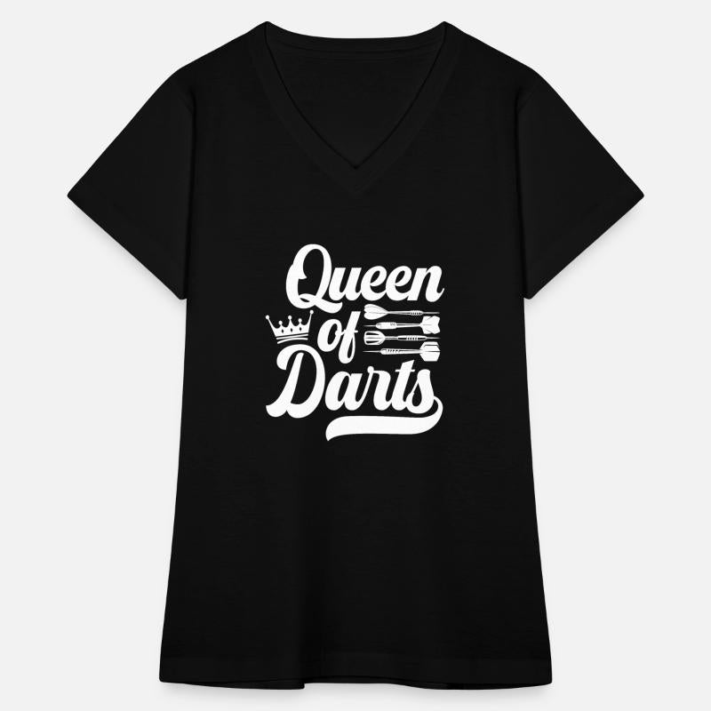 Queen Of The Darts Darts Player Shooting Bullseye