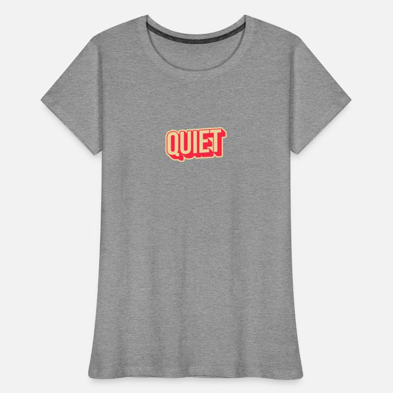 QUIET - simple aesthetic text