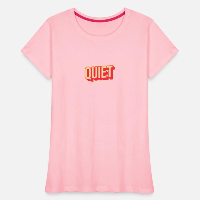 QUIET - simple aesthetic text