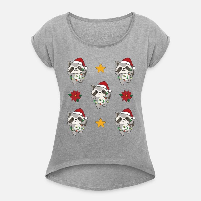 Raccoon Christmas Winter Animals Raccoons