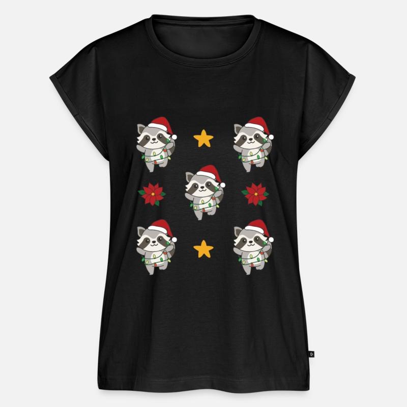 Raccoon Christmas Winter Animals Raccoons