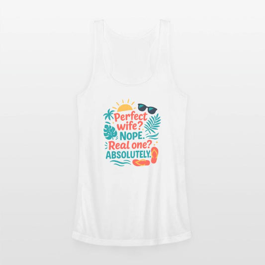 Real Wife Summer Vibes Funny Confident Quote Tee
