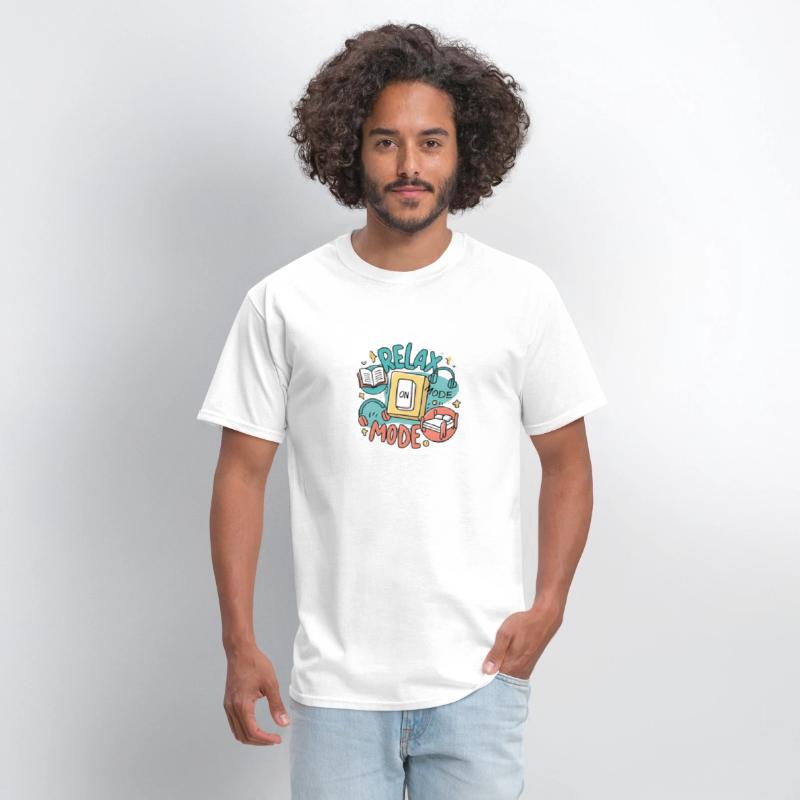 Relax Mode On T-Shirt - National Stress Awareness