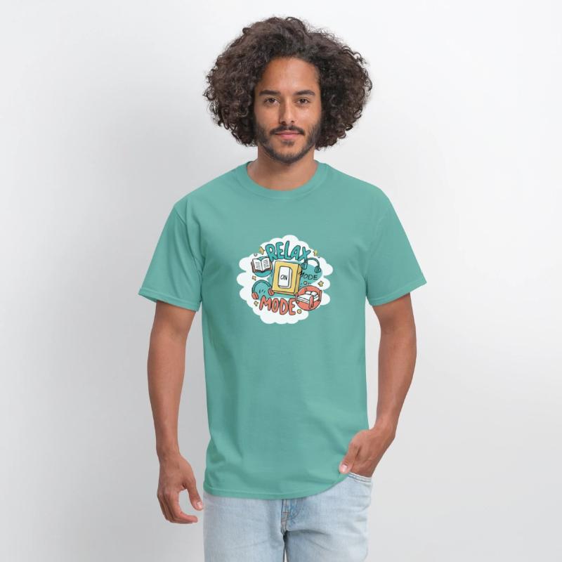 Relax Mode On T-Shirt - National Stress Awareness