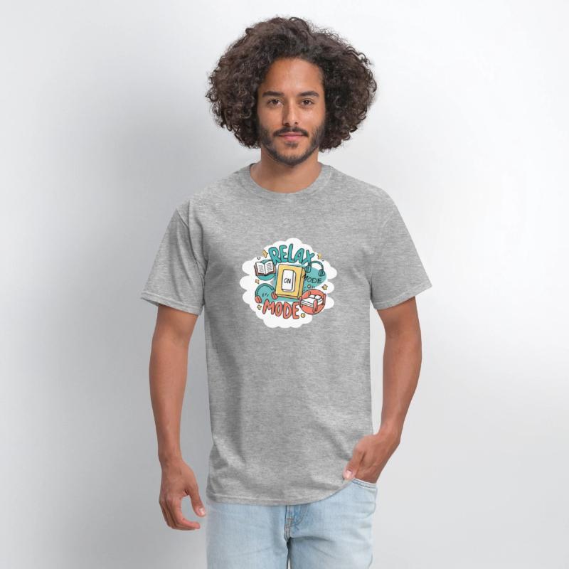 Relax Mode On T-Shirt - National Stress Awareness