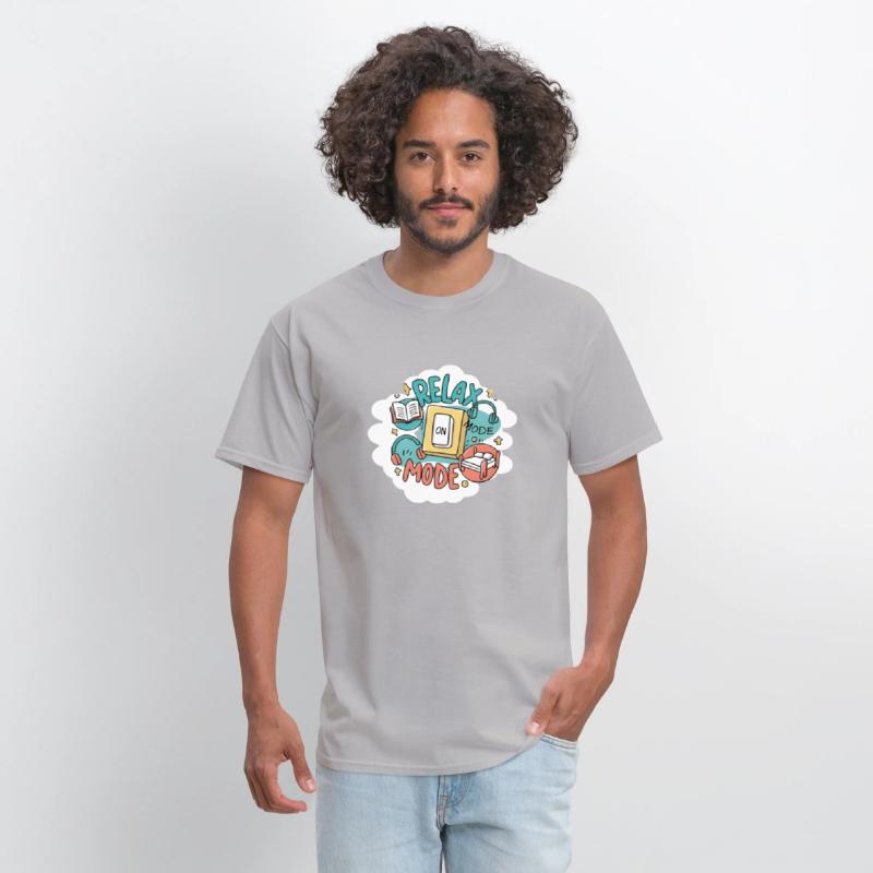 Relax Mode On T-Shirt - National Stress Awareness