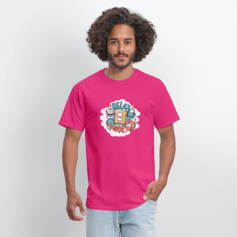 Relax Mode On T-Shirt - National Stress Awareness