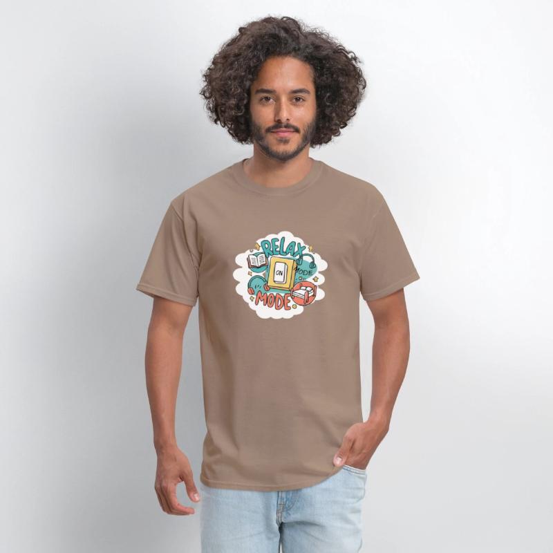 Relax Mode On T-Shirt - National Stress Awareness