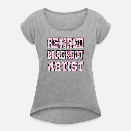 Retired Blackout Artist pink floral