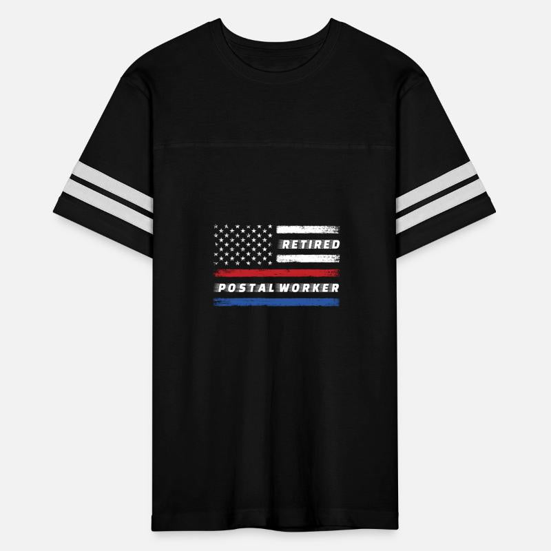 Retired Postal Worker American Flag Retirement Gif