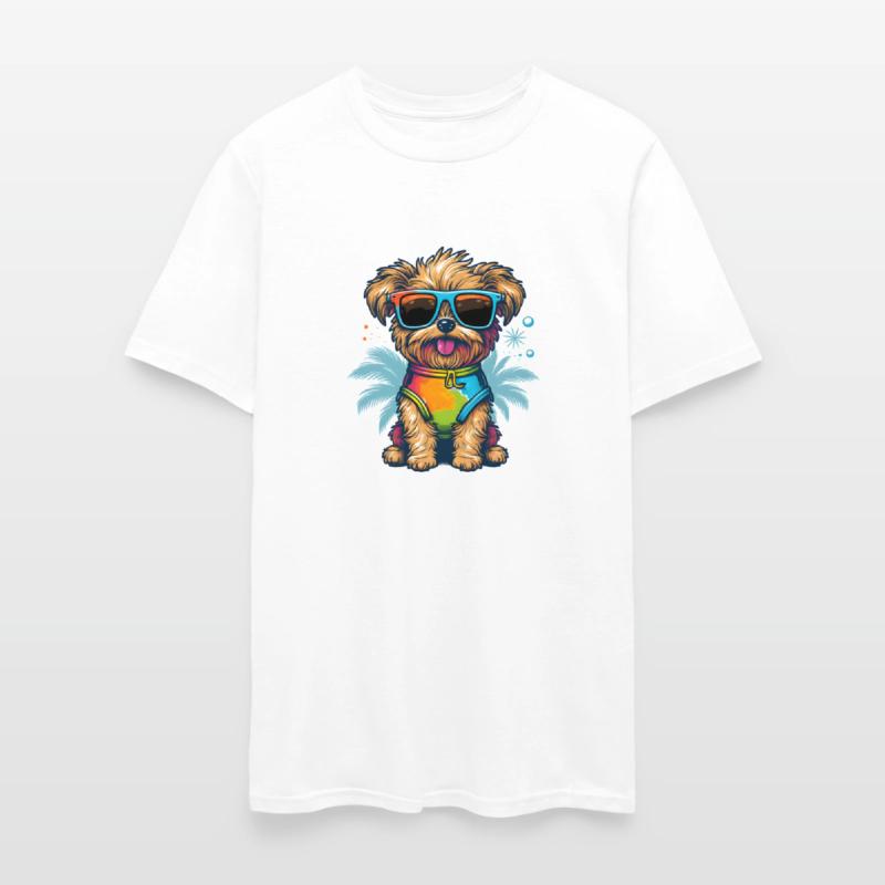 Retro Dog Design Print