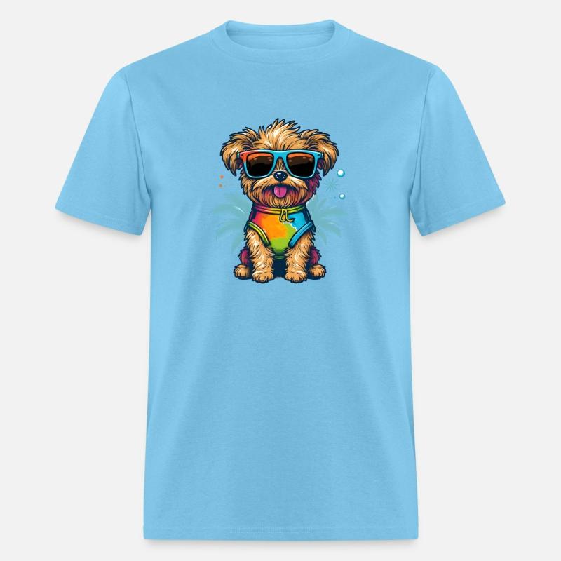 Retro Dog Design Print