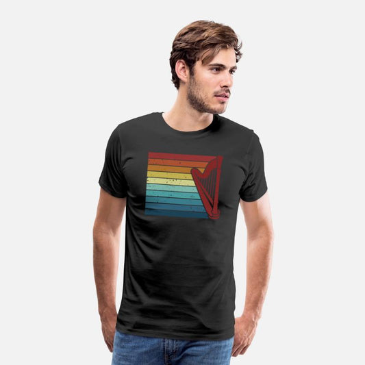 Retro Pedal Harp Harpist Konghou Lover Harp Player