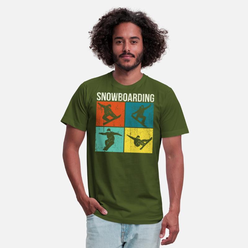 Retro Snowboard And Snowboarding