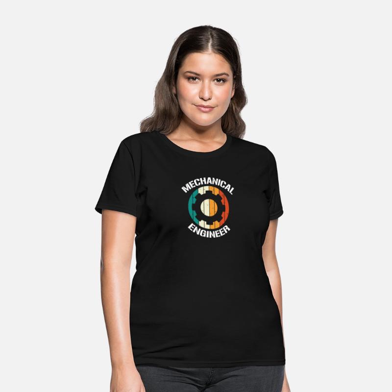 Retro Vintage Mechanical Engineering Gear T-shirt