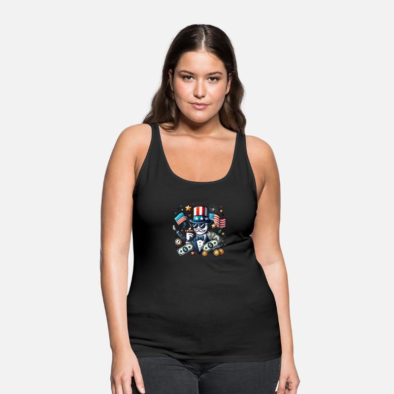 Rich Uncle Sam USA Logo