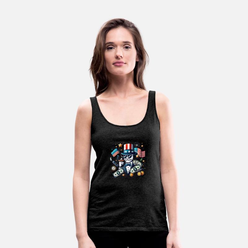 Rich Uncle Sam USA Logo