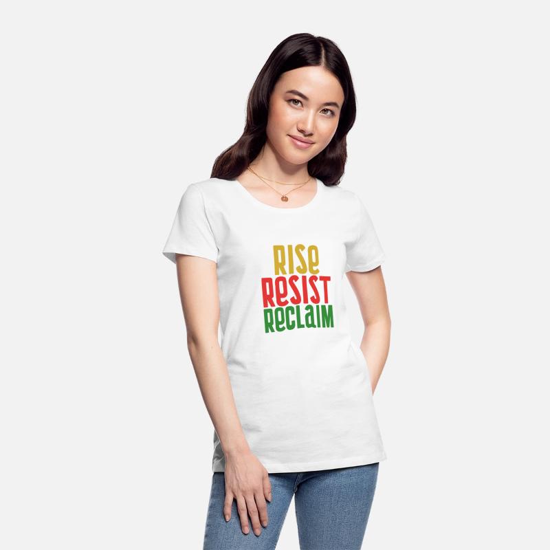 Rise Resist Reclaim – Black History Pride T-Shirt