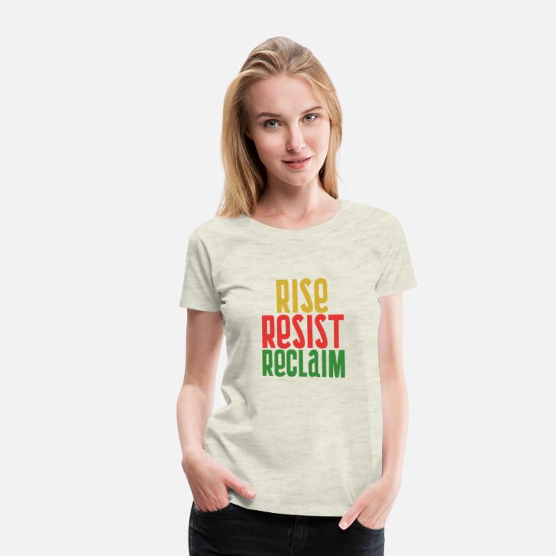 Rise Resist Reclaim – Black History Pride T-Shirt