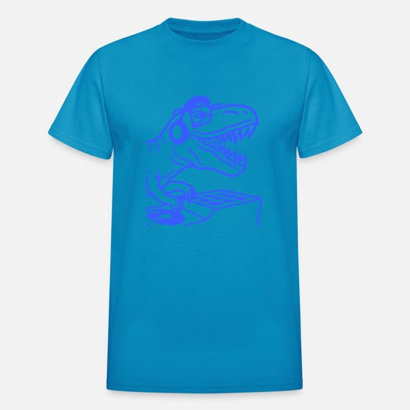 Roaring DJ Dinosaur T. Rex Dino Mixing Music Party