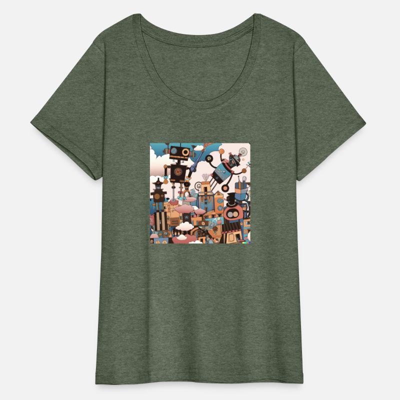 Robot City Cartoon Design