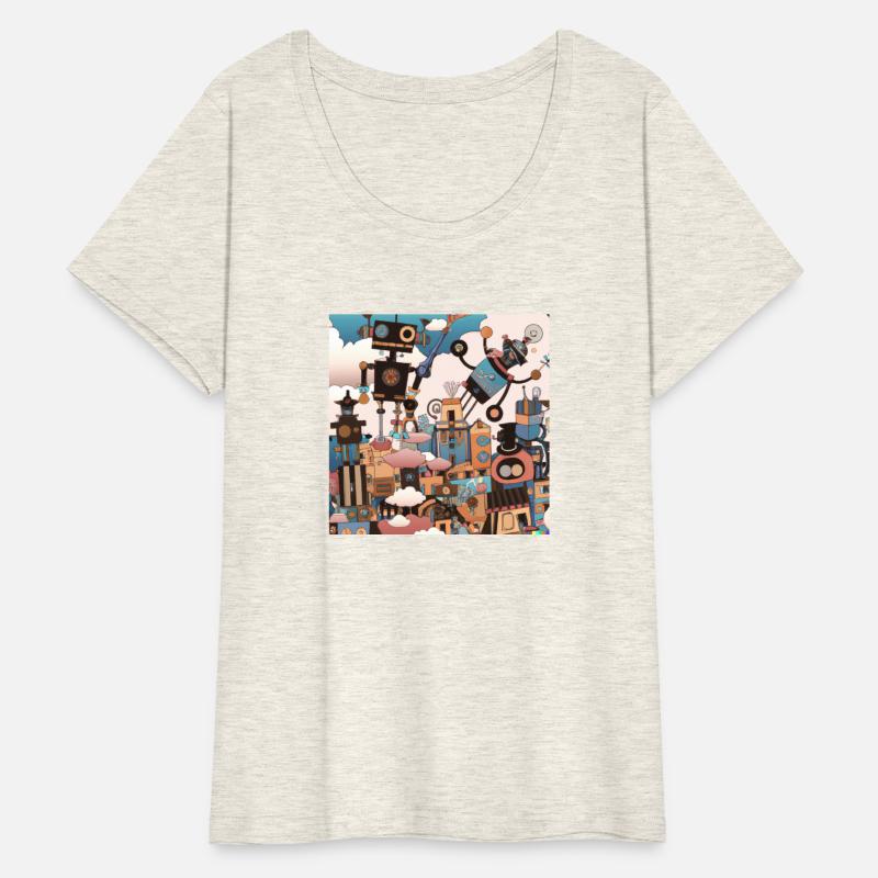 Robot City Cartoon Design