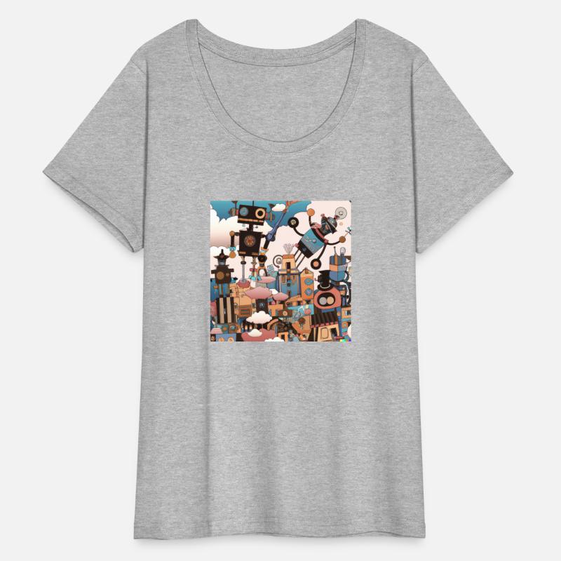 Robot City Cartoon Design